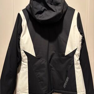 Spyder Black and White Ski Jacket